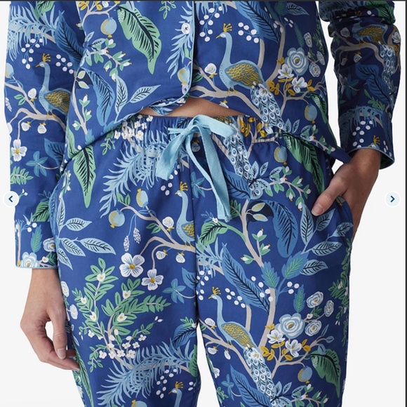 NEW Company Store Poplin Women’s PJ Set - Peacock - Picture 6 of 6
